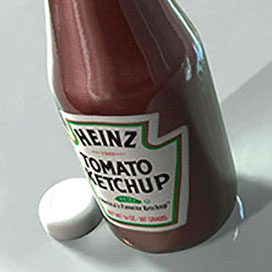 3D Ketchup Bottle